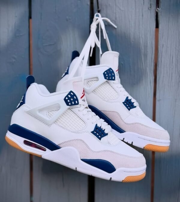 First Copy Shoes Nikee SB X Air Jordan 4 Navy-1