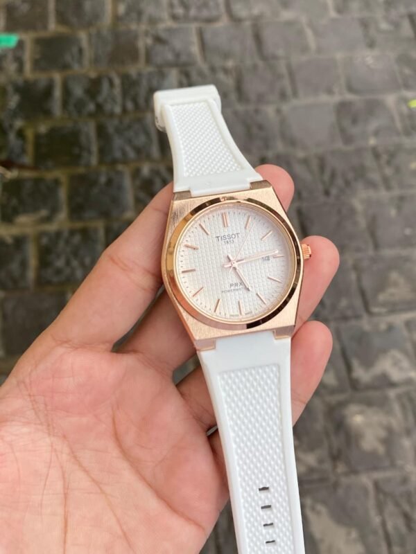 First Copy Tissot PRX Powermatic White-2