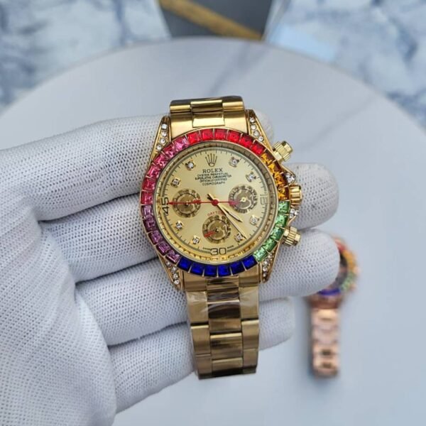 First Copy Watch Rolex Daytona Rainbow Gold