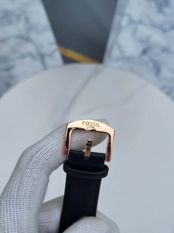First Copy Fossil Classic Black & Rose Gold-2