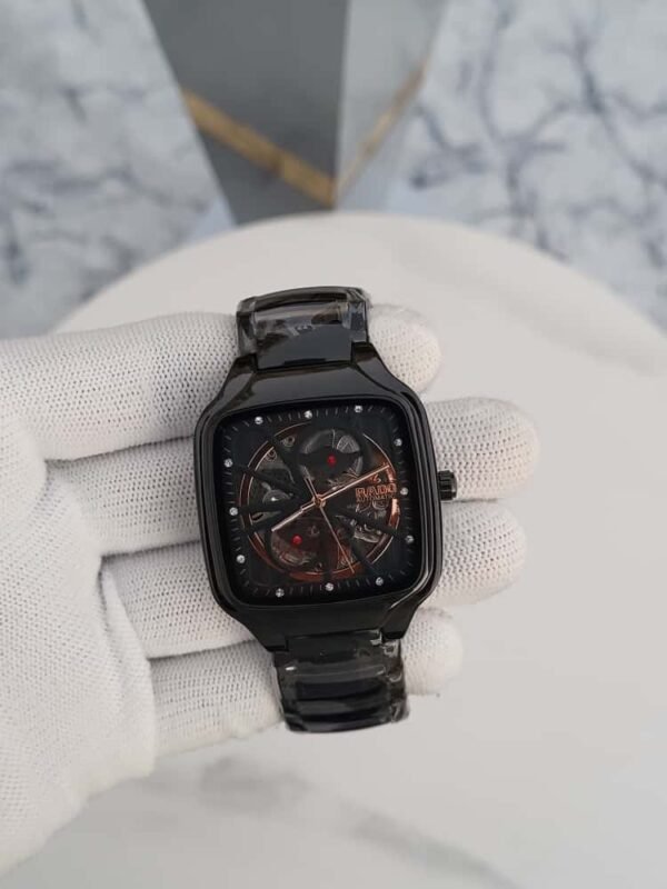 First Copy Rado True Square Automatic Black-3