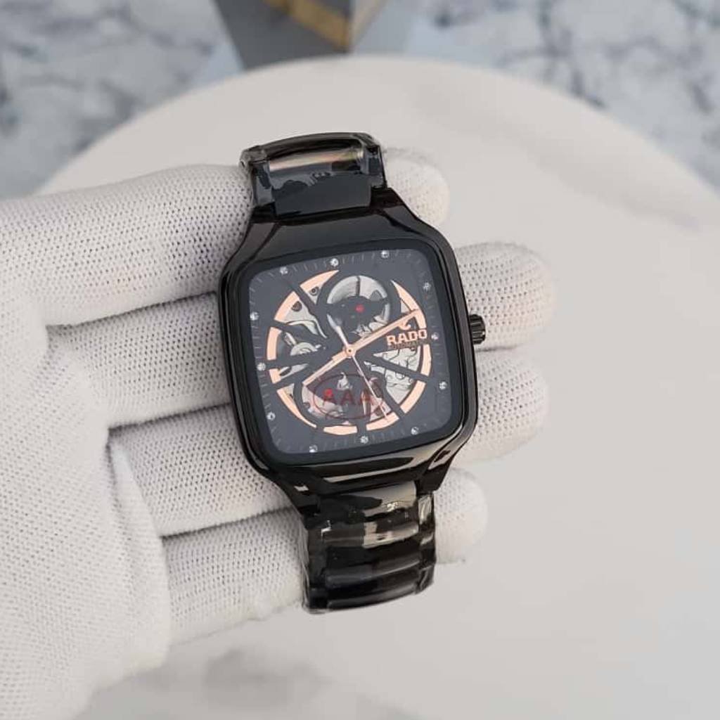 First Copy Rado True Square Automatic Black