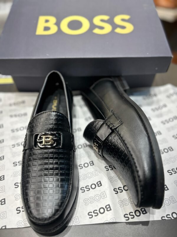 First Copy Shoes Boss Wooden Sole Party Wear Loafer-2