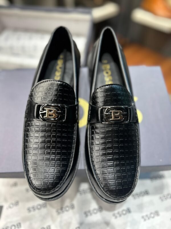 First Copy Shoes Boss Wooden Sole Party Wear Loafer-3