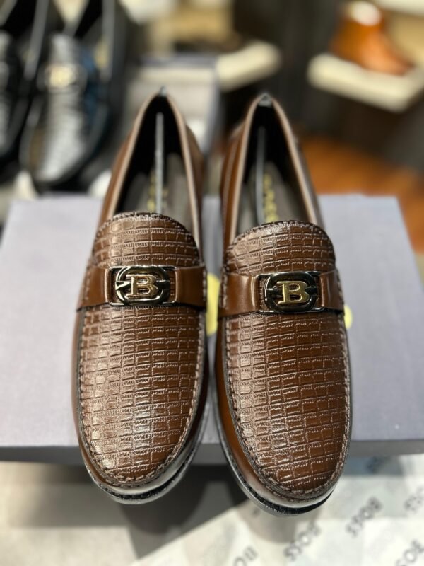 First Copy Shoes Boss Wooden Sole Party Wear Loafer-4