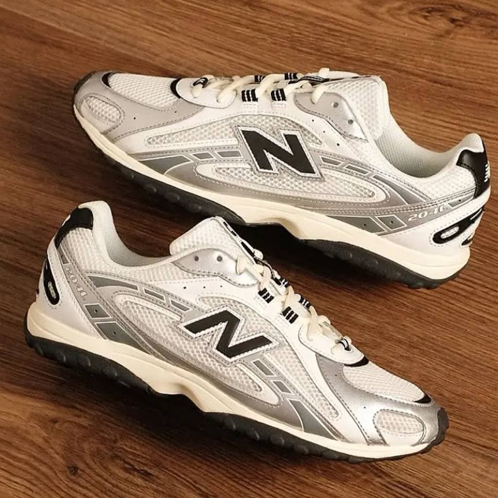 First Copy Shoes New Balance 204L Silver Black Metallic