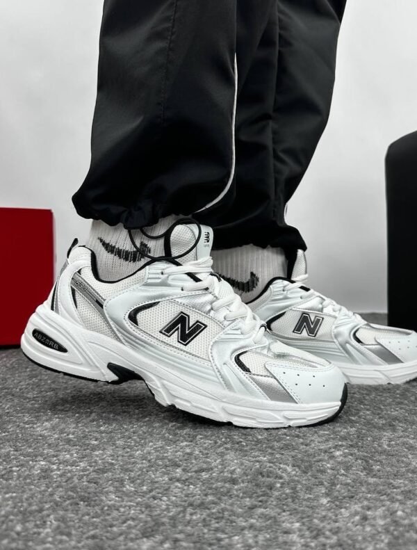 First Copy Shoes New Balance 530 White Black-2