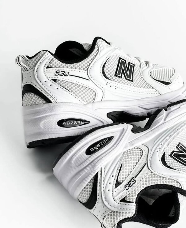 First Copy Shoes New Balance 530 White Black-4