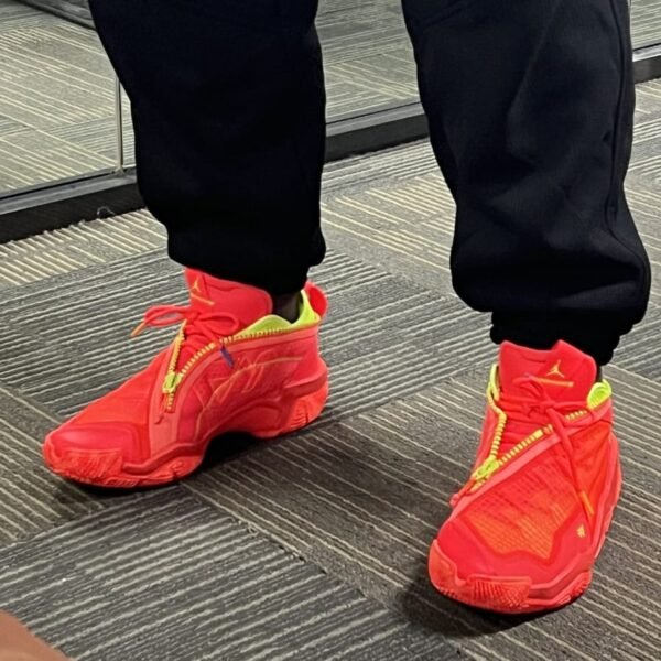 First Copy Shoes Nike Air Jordan Why Not 0.6 Bright Crimson-4