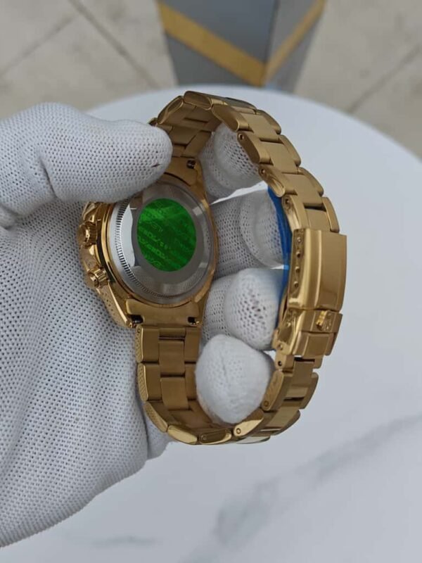 First Copy Watch Rolex Daytona Gold Black Dial-3