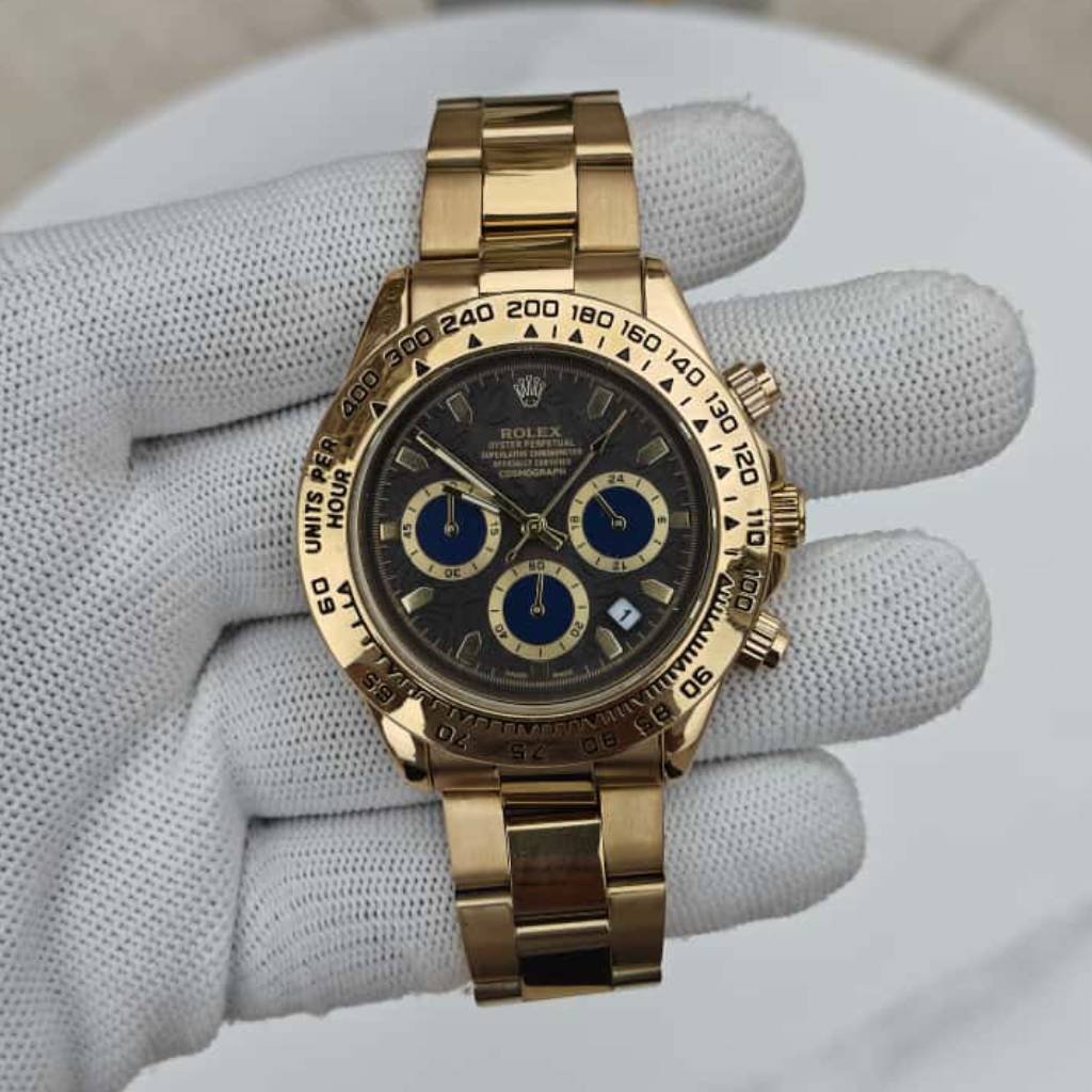 First Copy Watch Rolex Daytona Gold Black Dial