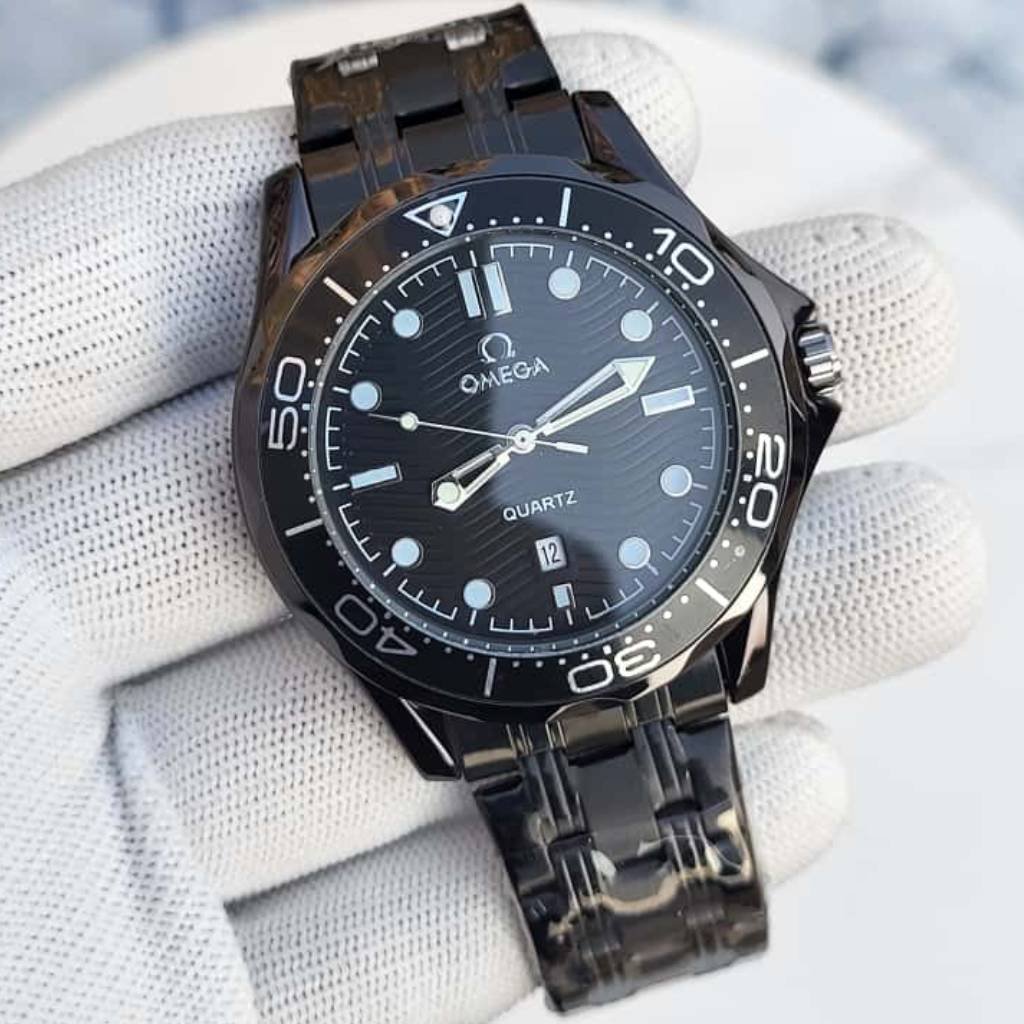 Omega Seamaster Quartz Black