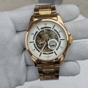 First Copy Watch Rolex Gold Open Heart