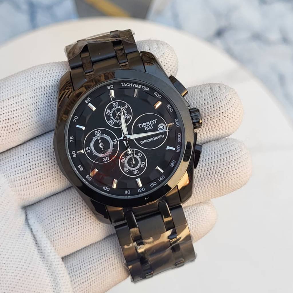 Tissot Couturier Chronograph Full Black Watch