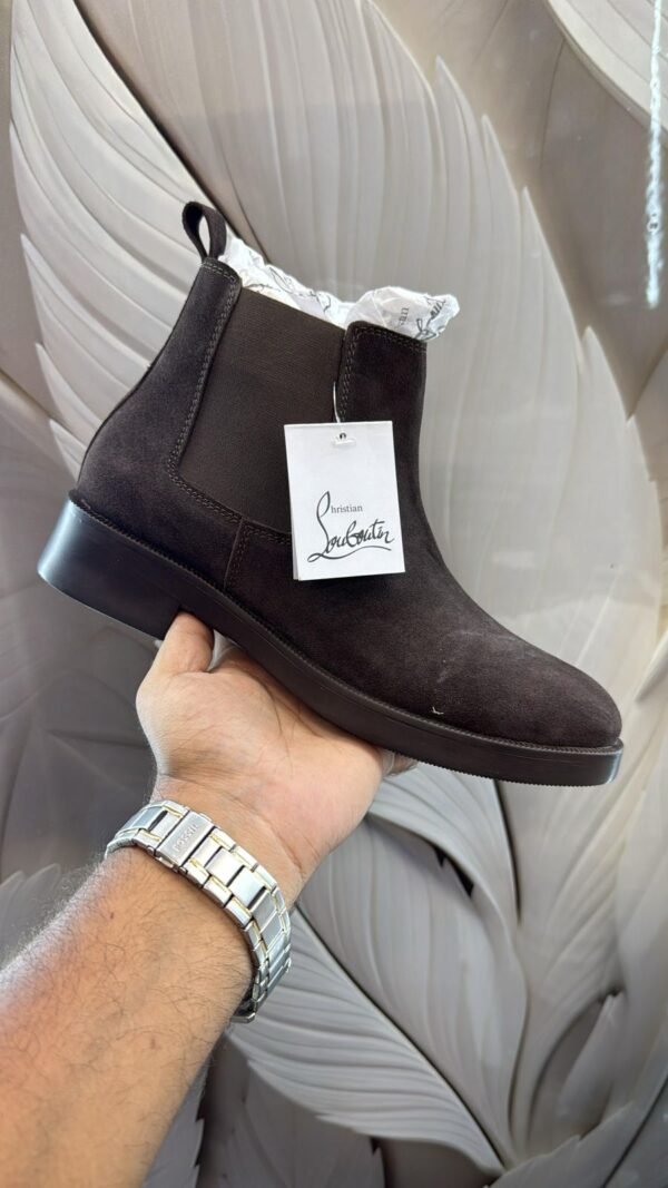 First Copy Shoes Louboutin Suede Boots-5
