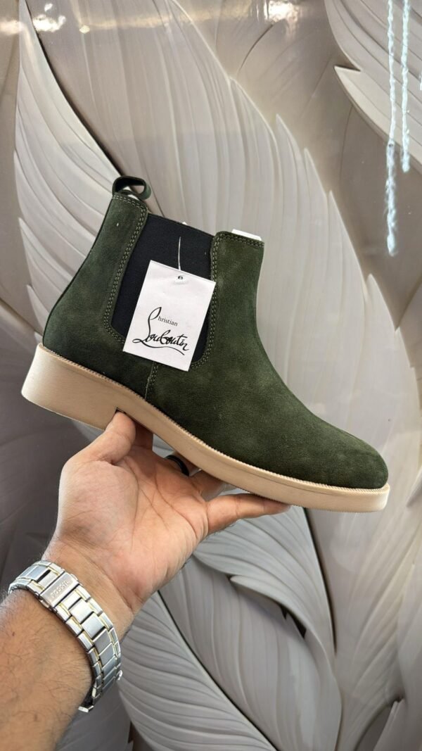 First Copy Shoes Louboutin Suede Boots-4