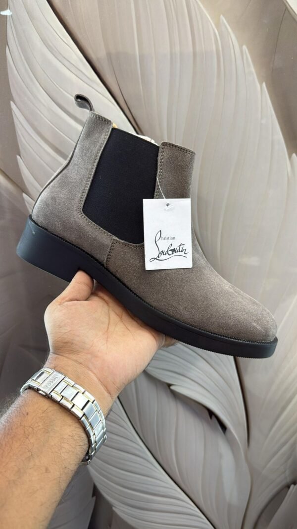 First Copy Shoes Louboutin Suede Boots-2