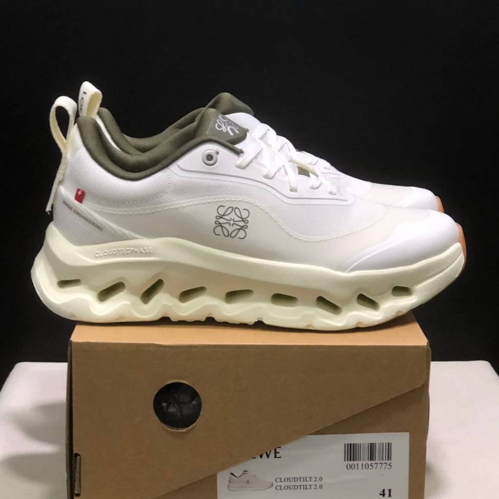 First Copy Shoes Loewe x On Cloudtilt 2.0 White Green