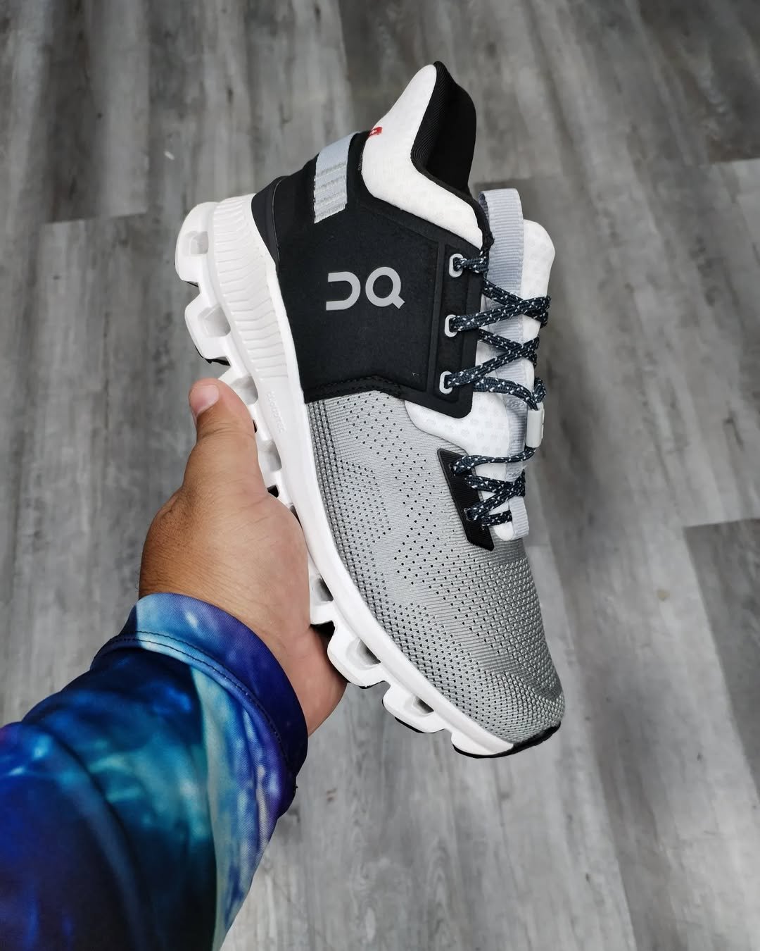 ON Cloud Hi-Edge Grey Black 4 First Copy Shoes ON Cloud Hi-Edge Grey Black-3