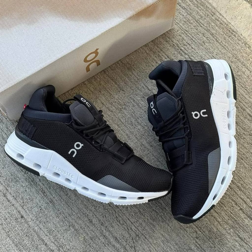 First Copy Shoes On Cloud Nova Running Black White