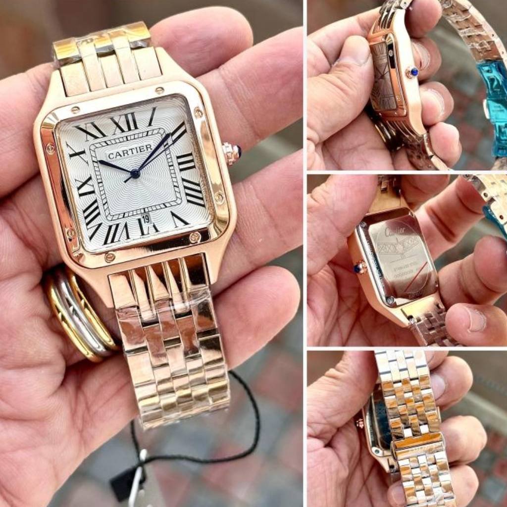 First Copy Watch Cartier Men’s Watch Rose Gold